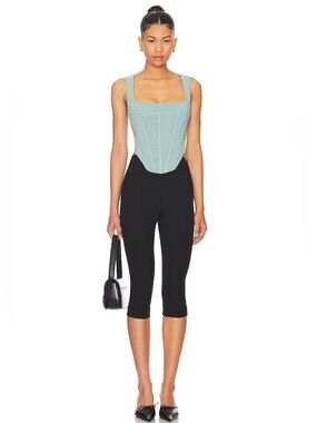 Revolve Miaou Campbell Corset in Tourmaline